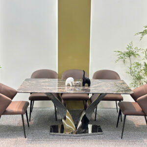 Bộ bàn ăn nhập khẩu cao cấp, kiểu dáng hiện đại - GS010