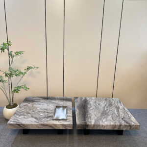 Bàn trà vuông đá cẩm thạch - mã T118